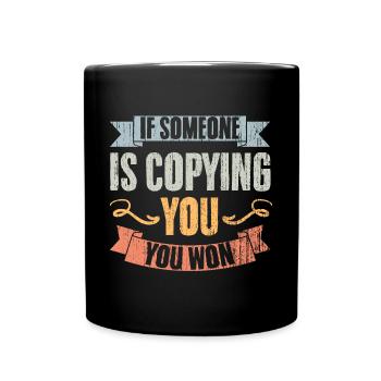 Vintage Social Media Influencing Humor An Internet - Tasse einfarbig - Schwarz - Vorne