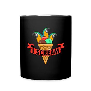 Gelbbrustara Papagei Blue And Yellow Macaw - Tasse einfarbig - Schwarz - Vorne