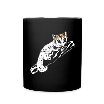Short-headed glider Sugar Glider - Full Colour Mug - black - Front