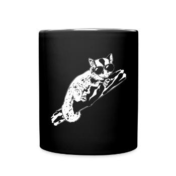 Short-headed glider Sugar Glider - Full Colour Mug - black - Front