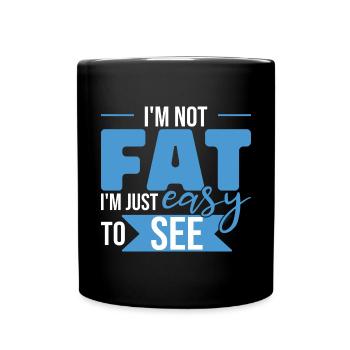 Drôle d’amoureux de la fête des pères - Mug uni - noir - Devant