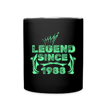 Year 1988 - Full Colour Mug - black - Front