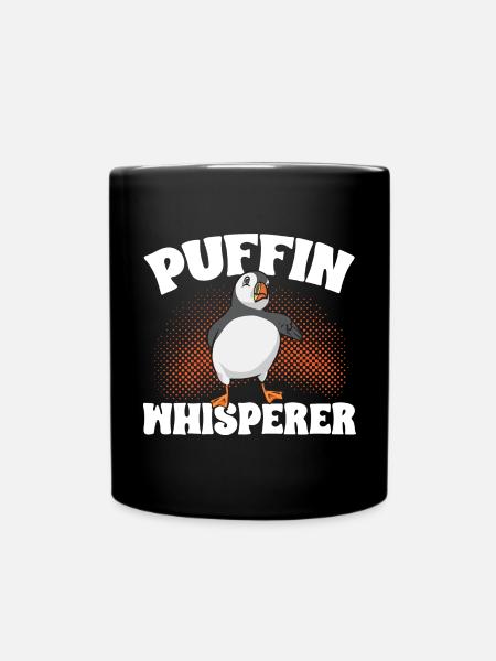 Papageientaucher Puffin Alkenvögel Lunde - Tasse einfarbig - Schwarz