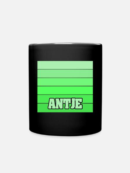 Tochter Antje - Tasse einfarbig - Schwarz