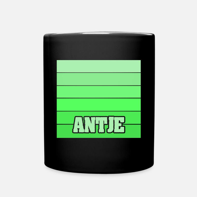 Tochter Antje - Tasse einfarbig - Schwarz