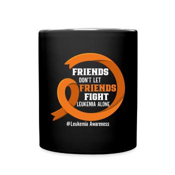 Leukemia Awareness Month Leukemia Survivor - Full Colour Mug - black - Front