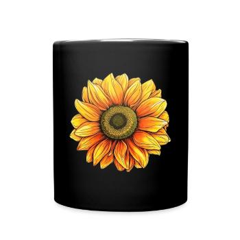 Sunflower - Full Colour Mug - black - Front