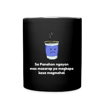 Kape Kaffee Design für stolze Pinoys - Tasse einfarbig - Schwarz - Vorne