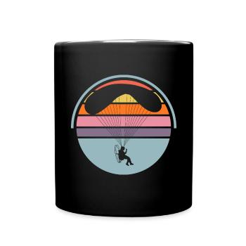Paramoteur Parapente motorisé - Mug uni - noir - Devant