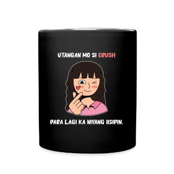Fil-Am Crush Design pour les fiers Pinoys - Mug uni - noir - Devant