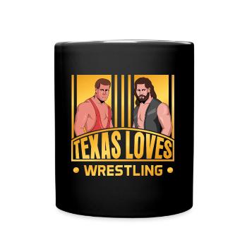 Conception de lutte au Texas pour les fiers fans du Texas - Mug uni - noir - Devant