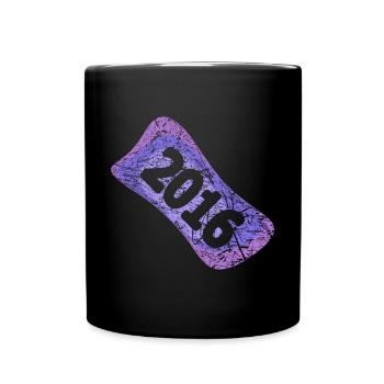 Jahr 2016 - Tasse einfarbig - Schwarz - Vorne