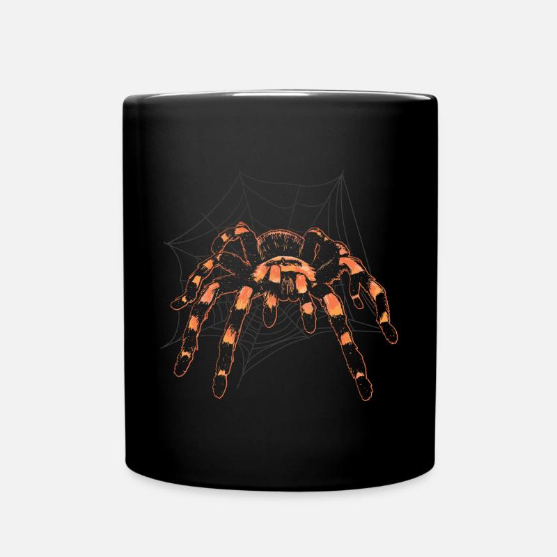 Retro-vogelspinne-besitzer-haustier-spinne - Tasse einfarbig - Schwarz