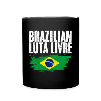 Cool Arts Martiaux Brésiliens Luta Livre pour - Mug uni - noir - Devant