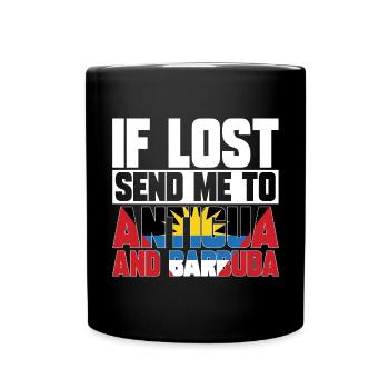 Drapeau d’Antigua-et-Barbuda - Mug uni - noir - Devant