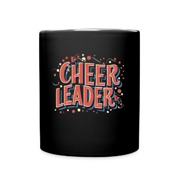 Cheerleading - Tasse einfarbig - Schwarz - Vorne
