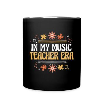 À l’époque de mon professeur de musique, musicien d’école - Mug uni - noir - Devant