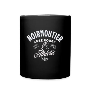 Noirmoutier Anse rouge Athletic club - Mug uni - noir - Devant