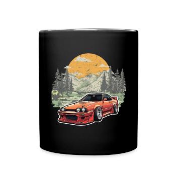 Jdm / Tuning / Turbocompresseur / Jantes / Chiptuning - Mug uni - noir - Devant