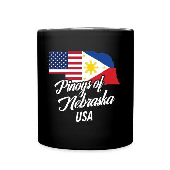 Filipinos von Nebraska Design für stolze Fil-Ams - Tasse einfarbig - Schwarz - Vorne