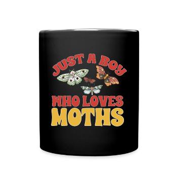 Moths Insect Collector Entomologist - Full Colour Mug - black - Front