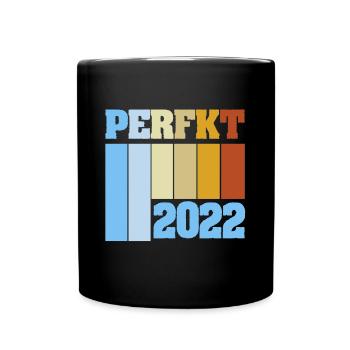 2022 - Tasse einfarbig - Schwarz - Vorne
