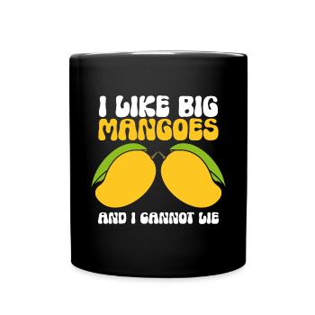 Mango Fruit Mango - Full Colour Mug - black - Front