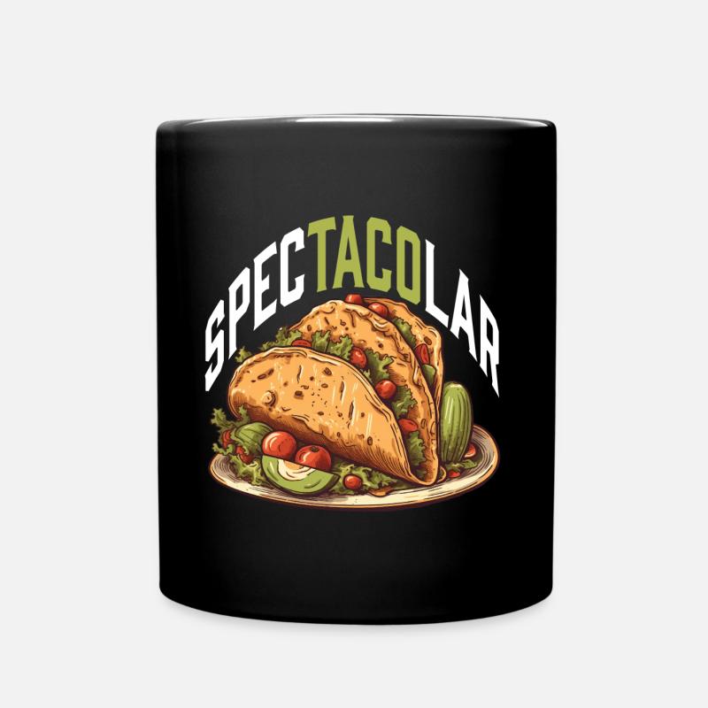 Spectacolar Tacos Drôles - Mug uni - noir