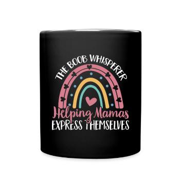 Lactation Consultant IBCLC - Full Colour Mug - black - Front