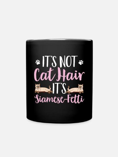 Siamkatze - Tasse einfarbig - Schwarz