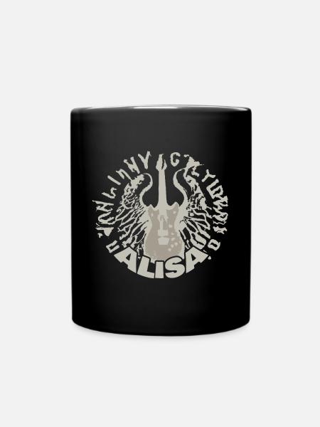 Geschenk für Alisa - Tasse einfarbig - Schwarz