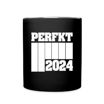 2024 - Tasse einfarbig - Schwarz - Vorne
