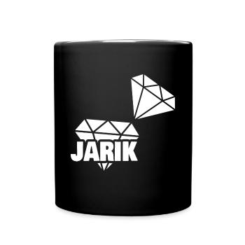 Jarik précieux - Mug uni - noir - Devant