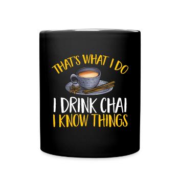 Thé Chai Masala Chai - Mug uni - noir - Devant