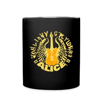 Guitare Alice - Mug uni - noir - Devant