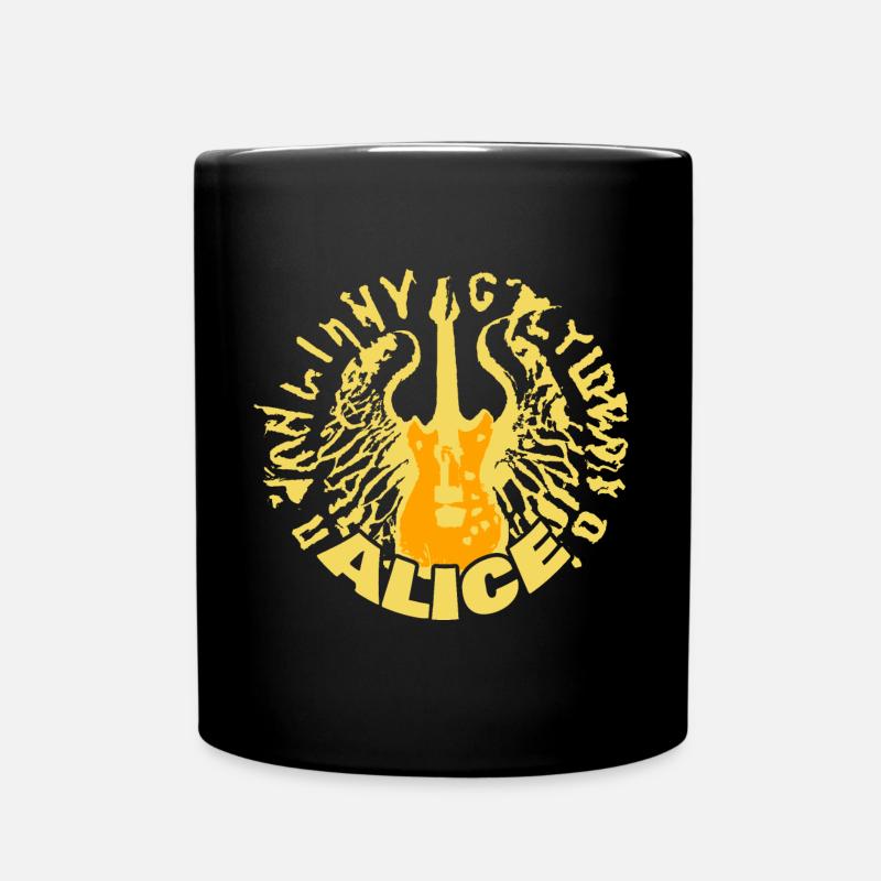 Gitarre Alice - Tasse einfarbig - Schwarz