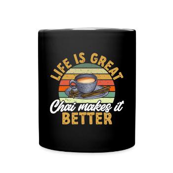 Thé Chai Masala Chai - Mug uni - noir - Devant