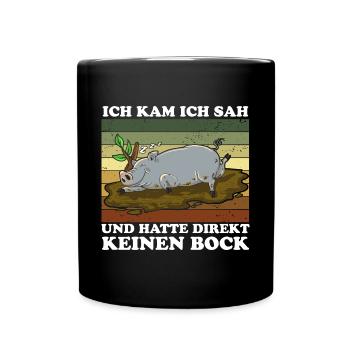 Je suis venu, j’ai vu et je n’en ai pas eu envie tout de suite - Mug uni - noir - Devant