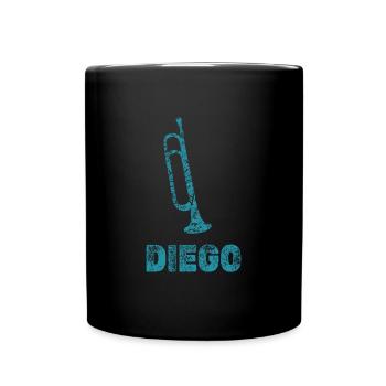Brass Band Diego - Full Colour Mug - black - Front