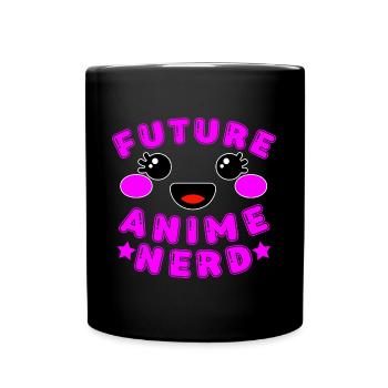 Cute Japanese Manga Women Girls Gift Otaku Kawaii - Tasse einfarbig - Schwarz - Vorne