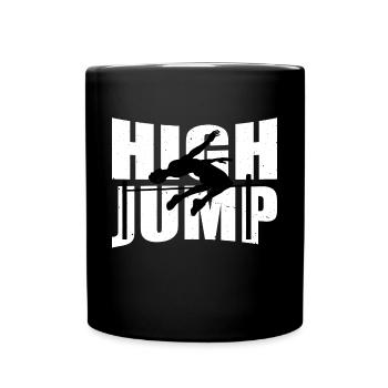 High Jump 3 - Tasse einfarbig - Schwarz - Vorne