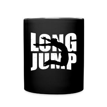 Long jump 4 - Full Colour Mug - black - Front