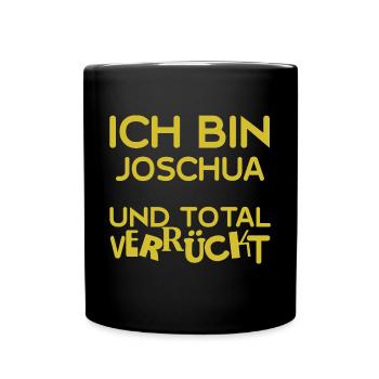 Joshua as Joshua - Full Colour Mug - black - Front