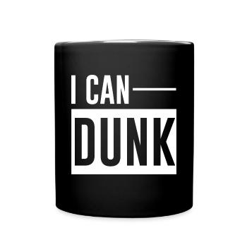 I Can Dunk 4 - Full Colour Mug - black - Front