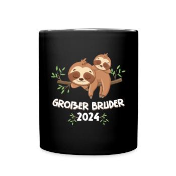 Big Brother 2024 Sloth - Full Colour Mug - black - Front