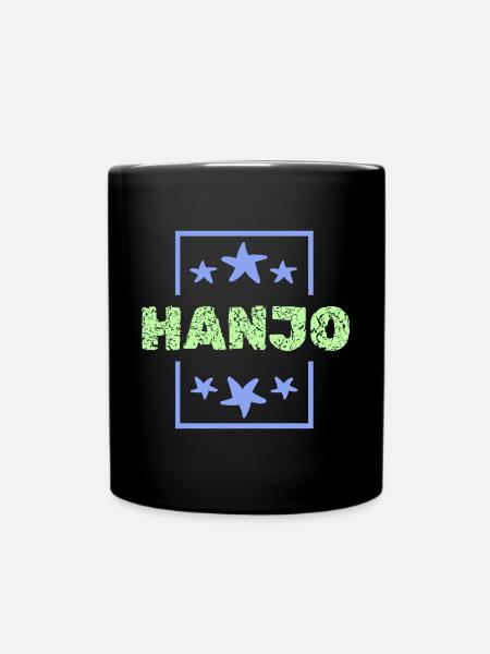 Hanjo als Jungenname - Tasse einfarbig - Schwarz