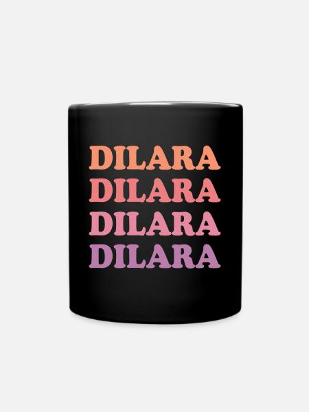 Dilara as a name - Full Colour Mug - black
