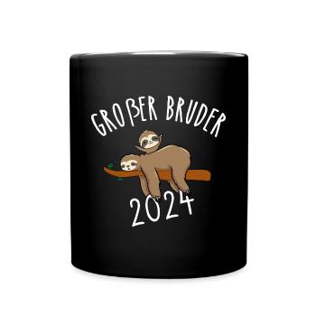 Big Brother 2024 Sloth - Full Colour Mug - black - Front