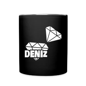 Deniz as Precious - Full Colour Mug - black - Front