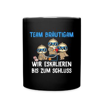 Groom d'équipe - Mug uni - noir - Devant